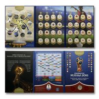 Полный официальный альбом коллекционера ЧМ-2018 - 46 медалей